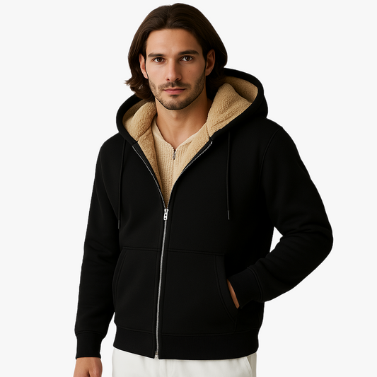 Cozy Fleece Lined Hooded Sweatshirt
