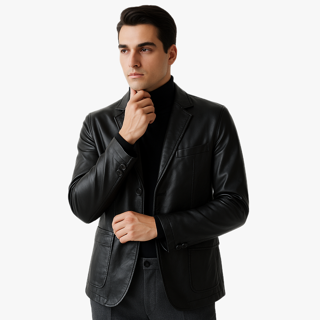 Timeless Men's Leather Jacket for Classic Style