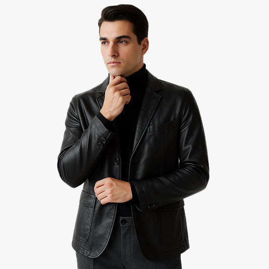 Timeless Men's Leather Jacket for Classic Style