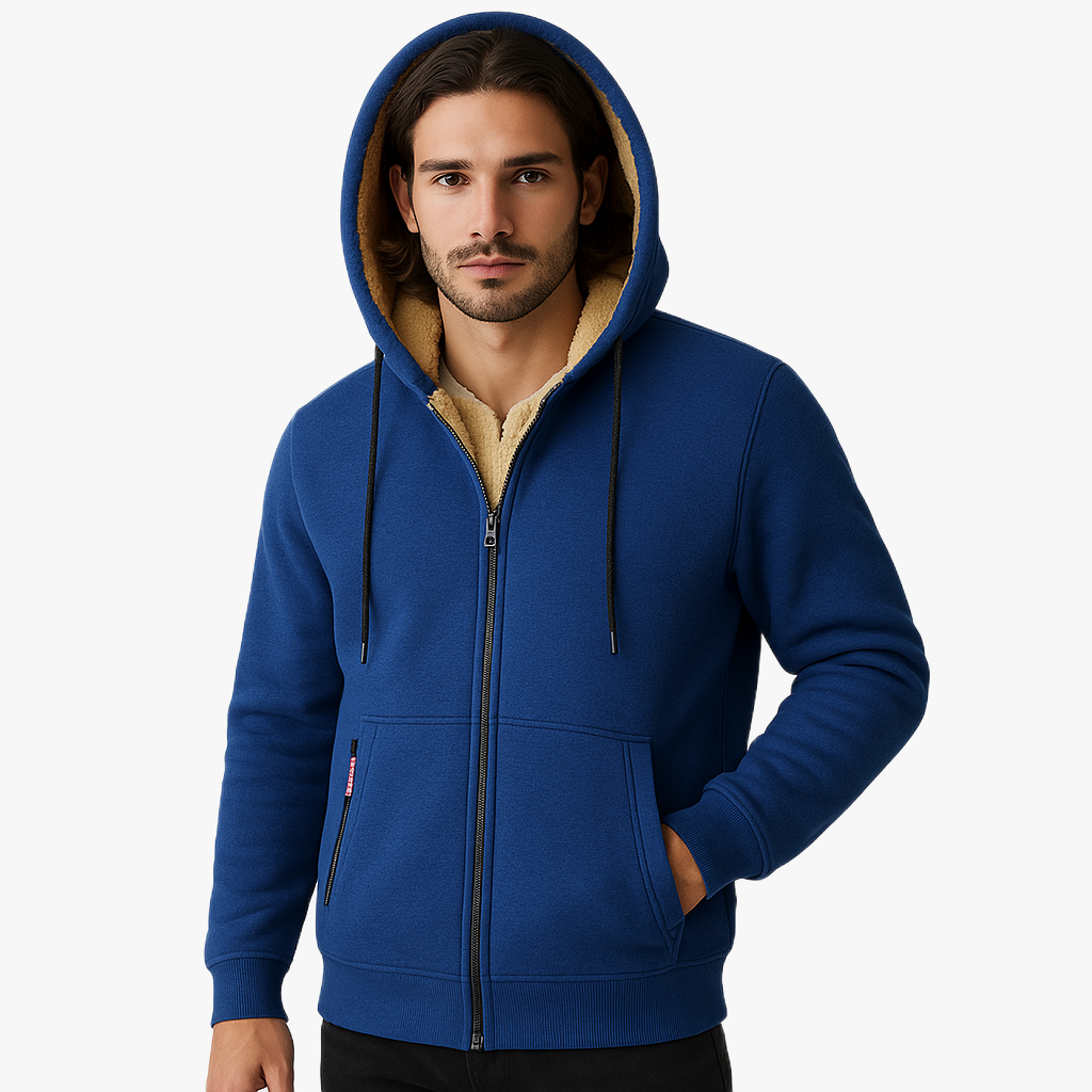 Cozy Fleece Lined Hooded Sweatshirt