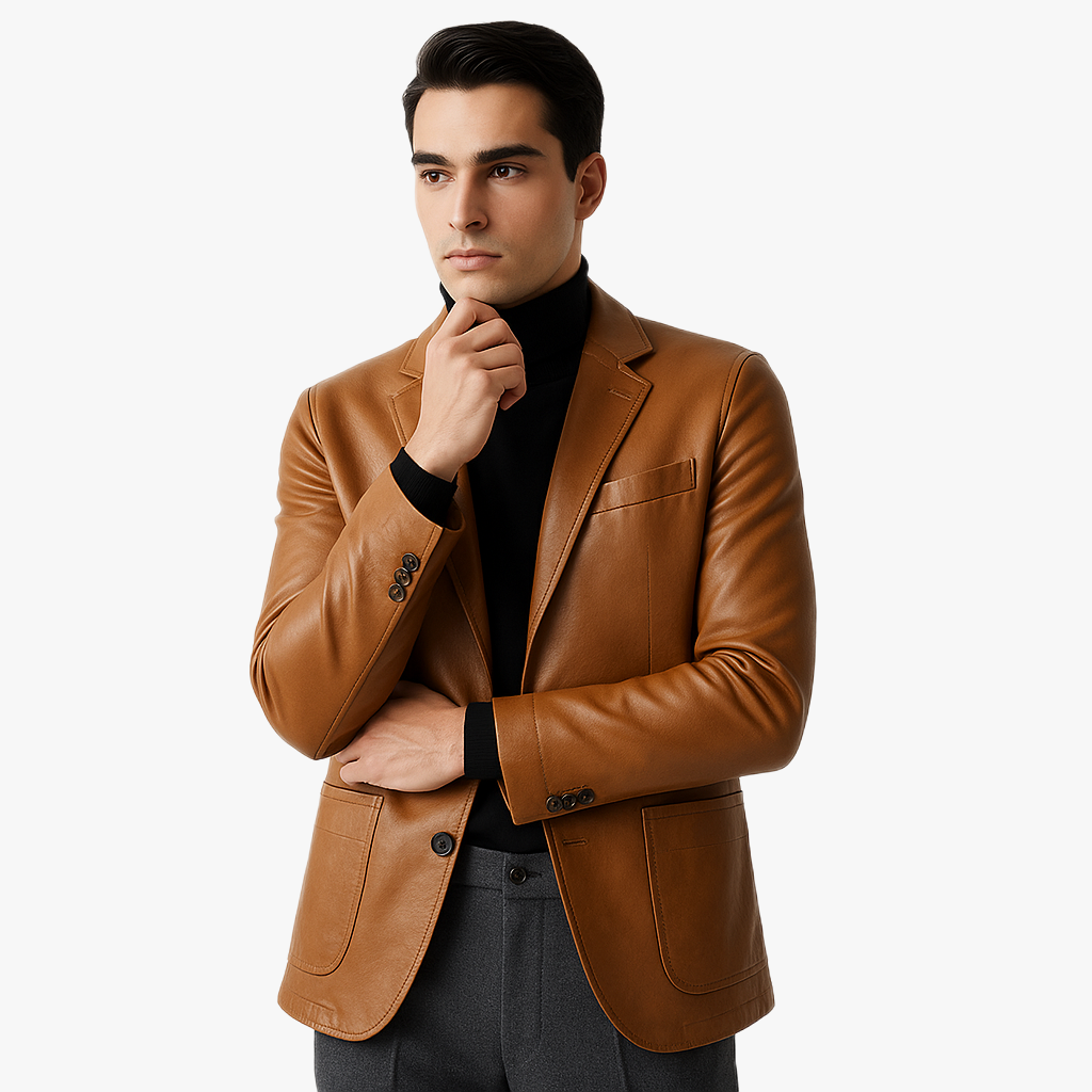 Timeless Men's Leather Jacket for Classic Style
