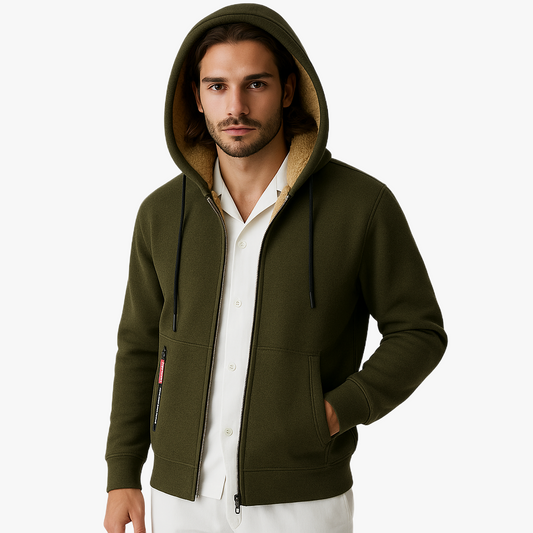 Cozy Fleece Lined Hooded Sweatshirt