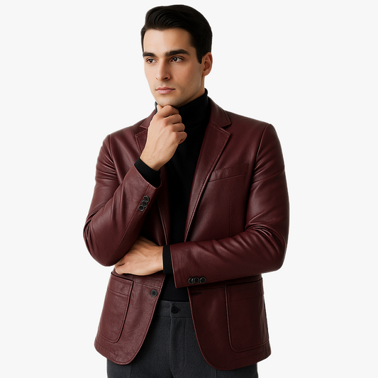 Timeless Men's Leather Jacket for Classic Style