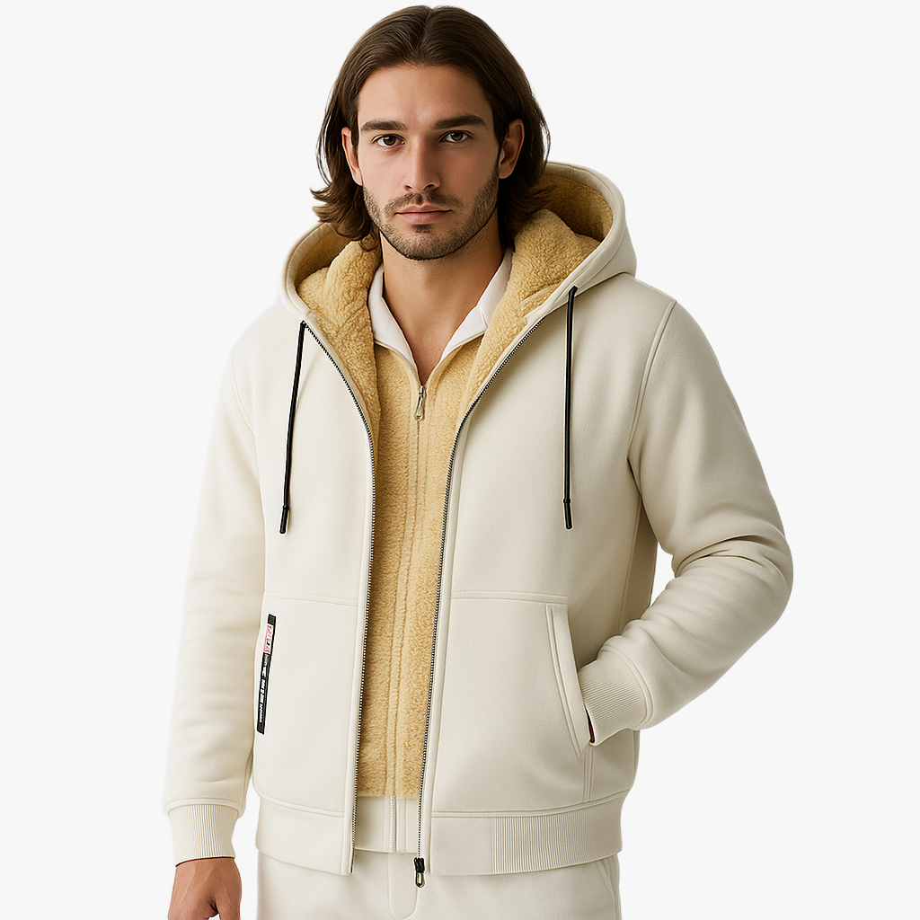 Cozy Fleece Lined Hooded Sweatshirt