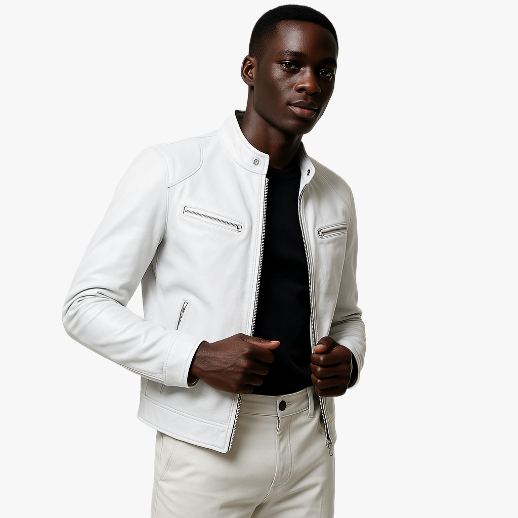 Stylish Faux Leather Jacket for Men